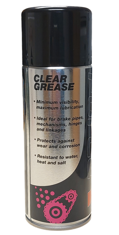 FORCE CLEAR GREASE SPRAY 1 X 400ml CAN, PROTECTS AGAINST WEAR & CORROSION