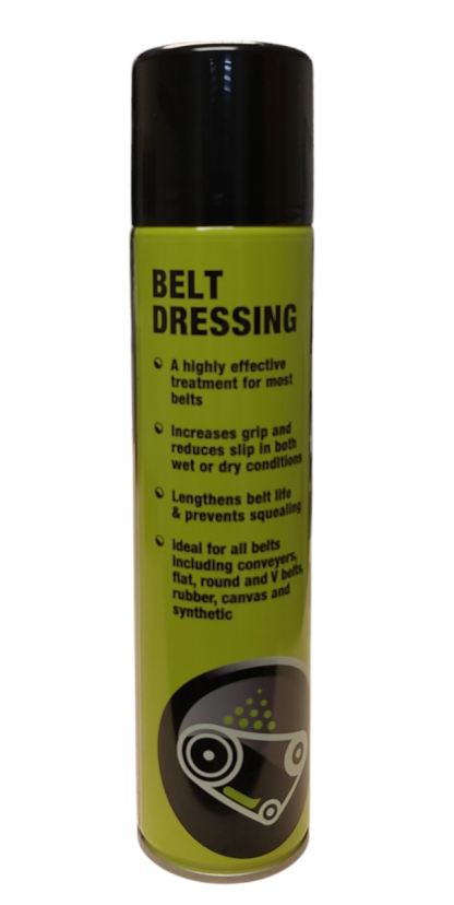 FIXT BELT DRESSING SPRAY 1 X 400ml FOR TREATING ALL TYPE OF BELTS INCREASES GRIP AND EXTENDS BELT LIFE