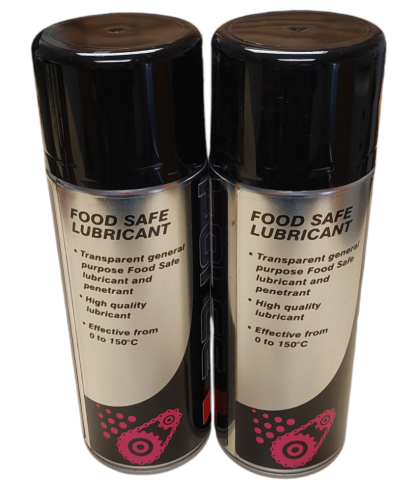 FORCE FOOD SAFE LUBRICANT OIL SPRAY 2 X 400ml FOR USE WHERE CONTACT WITH FOOD MAY OCCUR